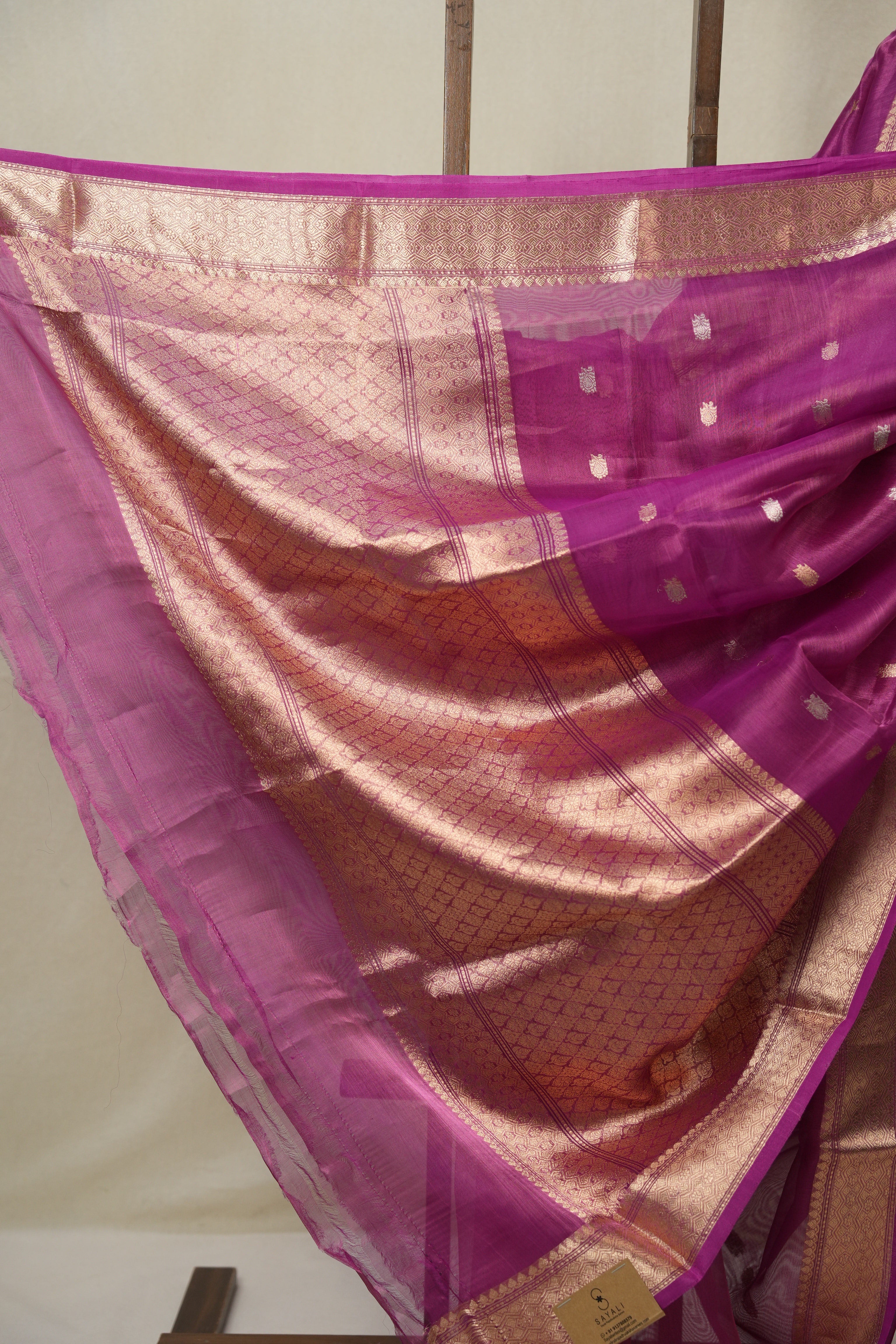 Pink Tissue Banarasi Silk Saree - SRPTBSS54