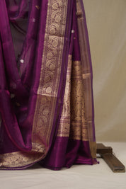 Purple Tissue Banarasi Silk Saree - SRPTBSS52