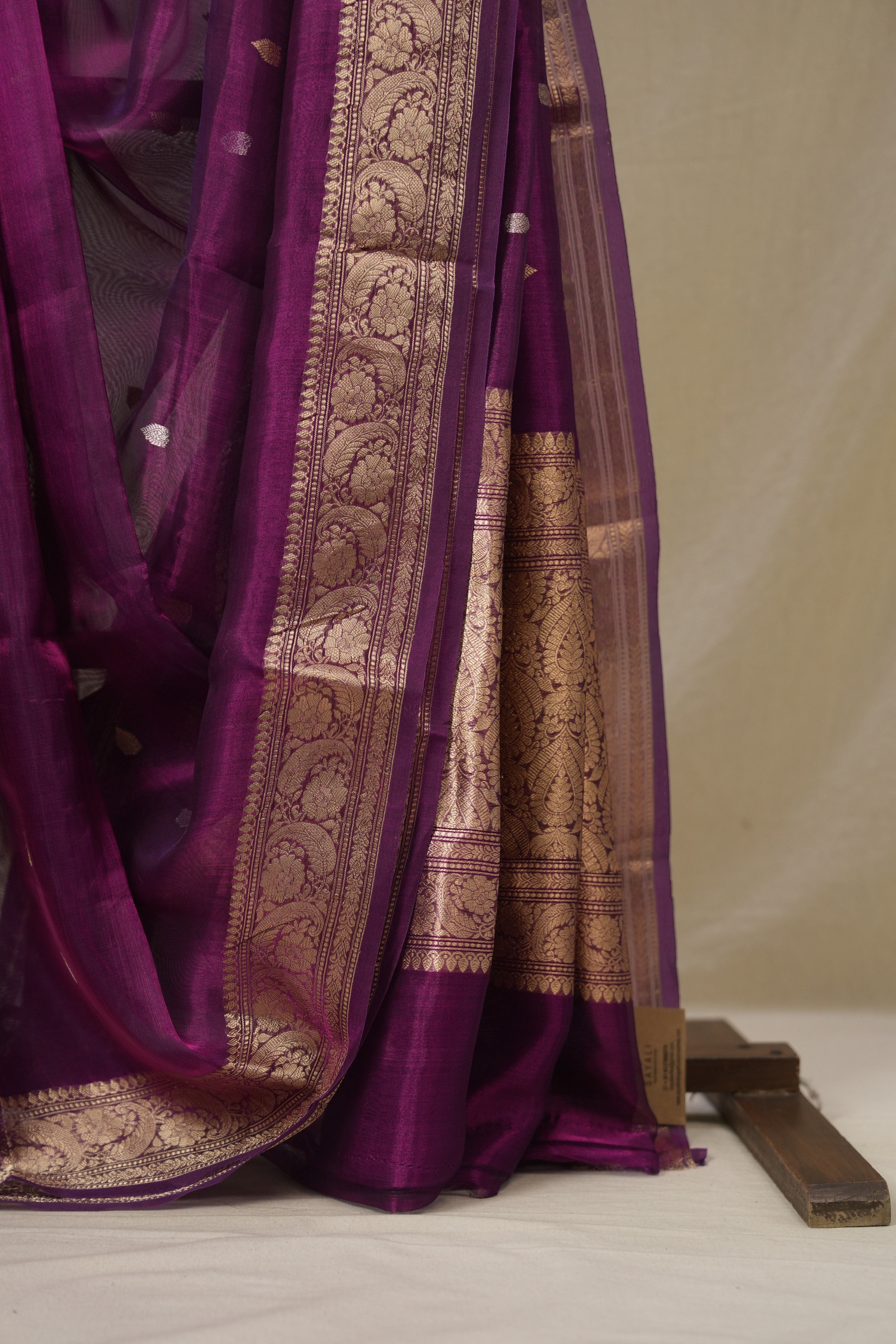 Purple Tissue Banarasi Silk Saree - SRPTBSS52