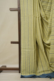 Lt. Yellow Bengal Cotton Saree - SRLYBCS98