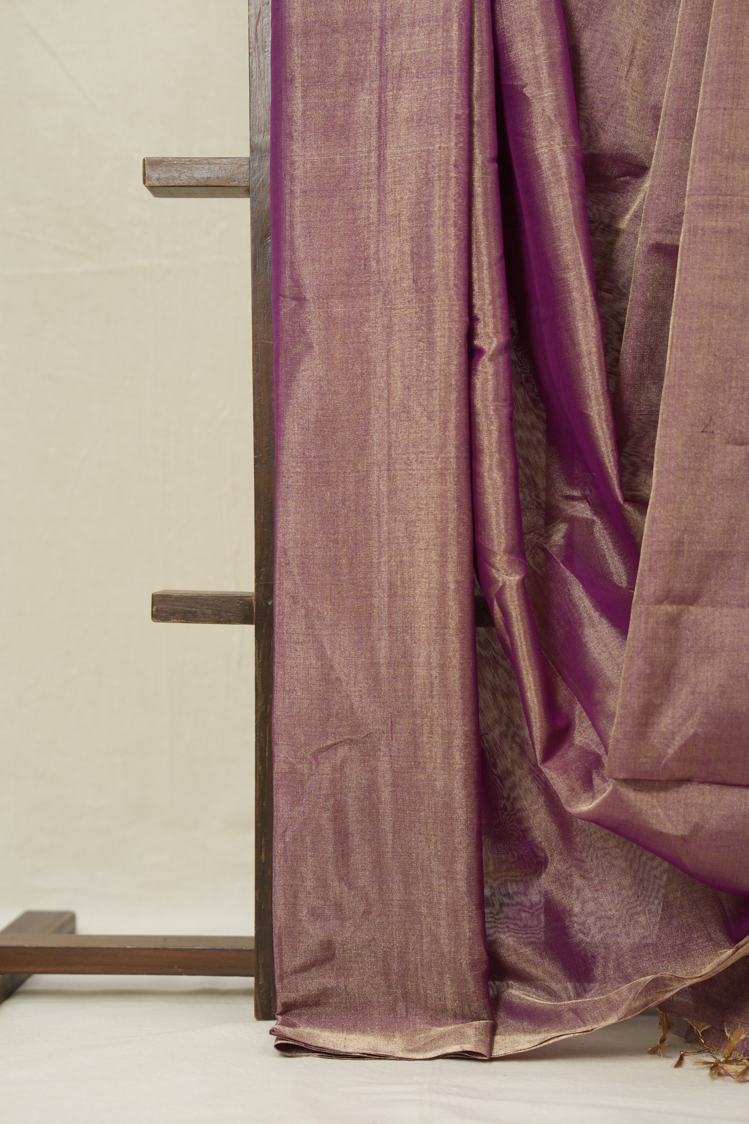 Purple Maheshwari Tissue Saree - SRPMTS741