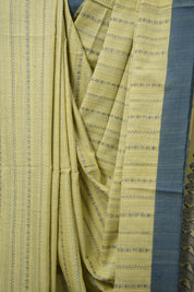 Lt. Yellow Bengal Cotton Saree - SRLYBCS98