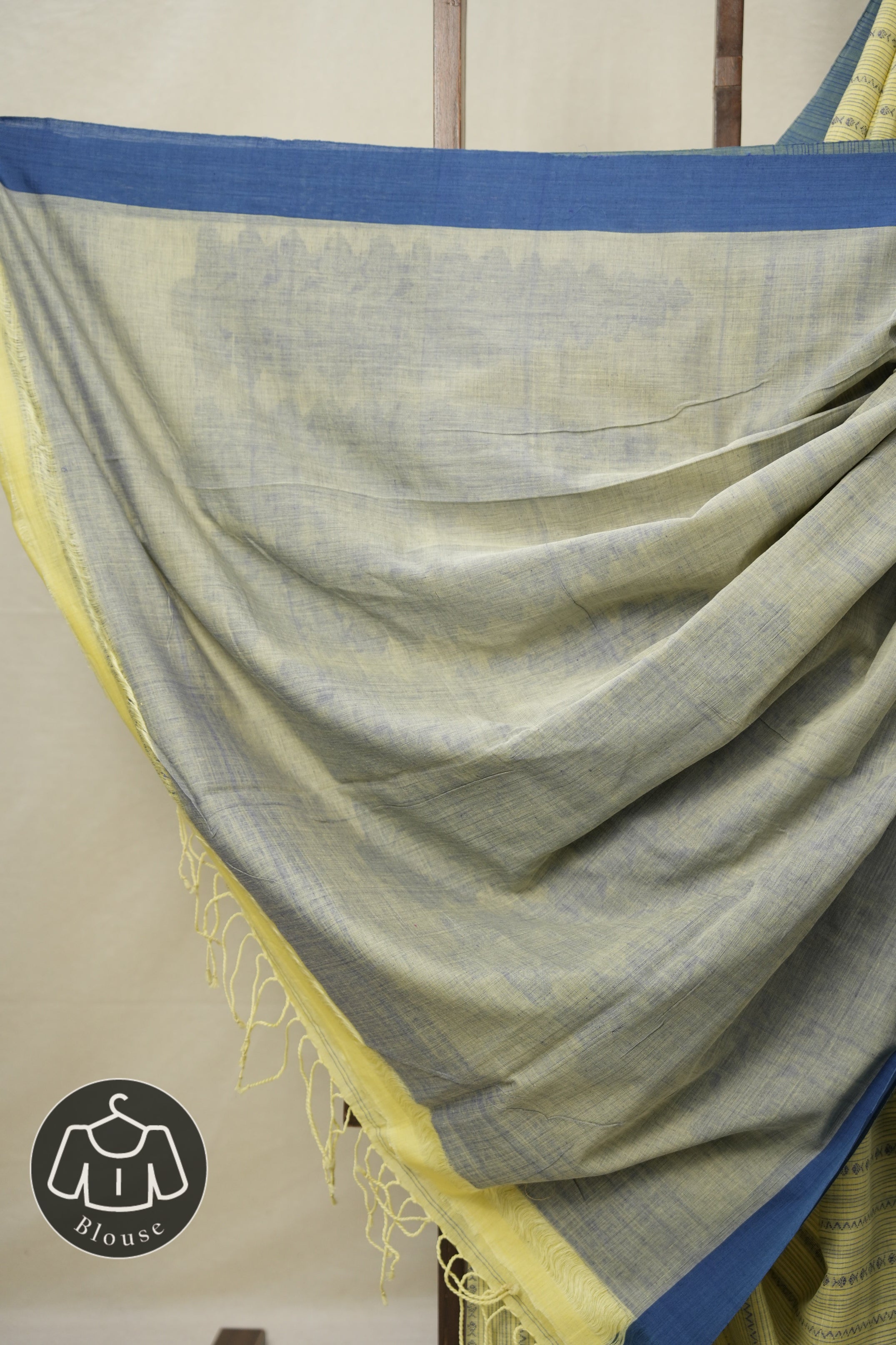 Lt. Yellow Bengal Cotton Saree - SRLYBCS98