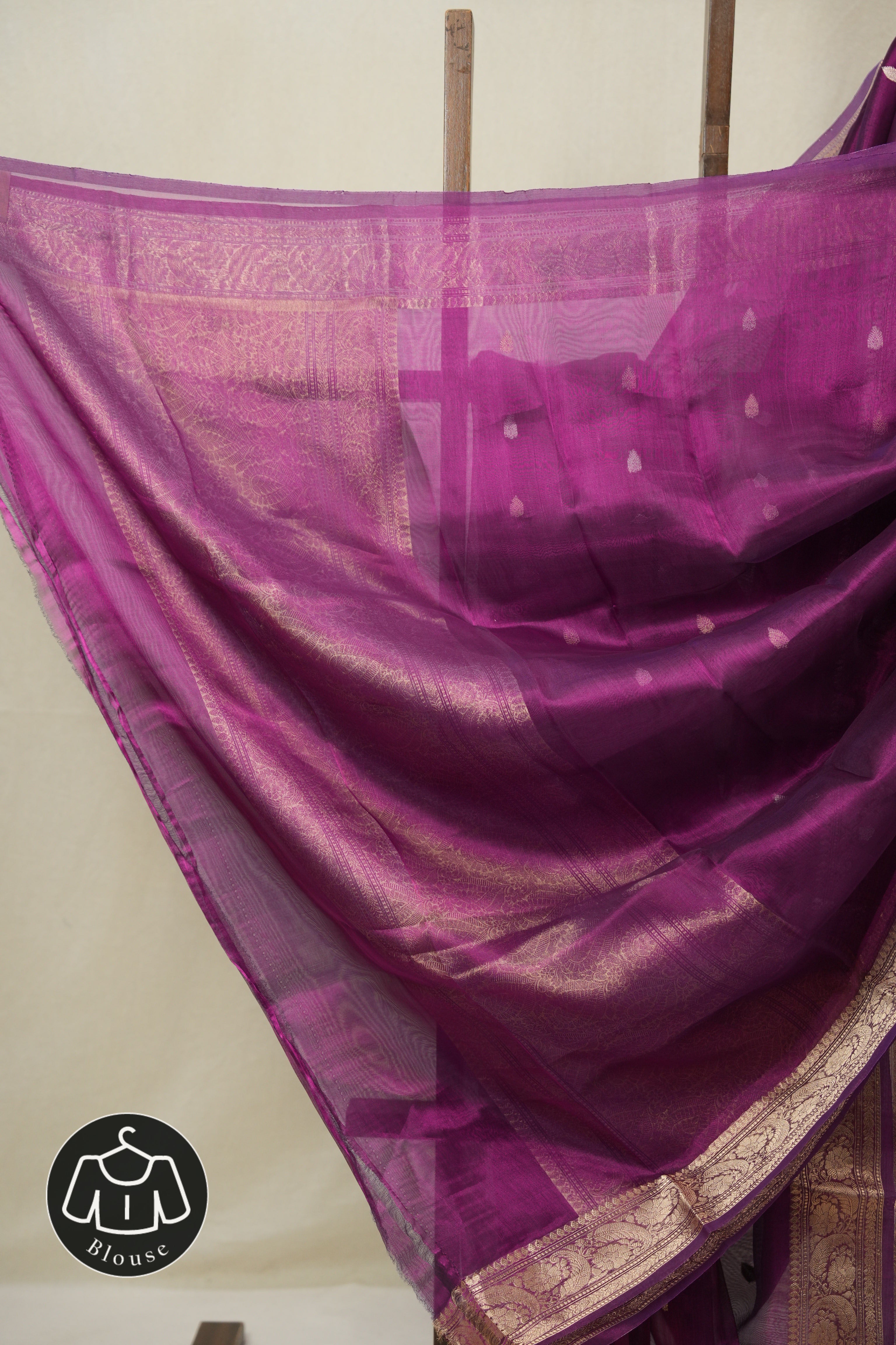 Purple Tissue Banarasi Silk Saree - SRPTBSS52