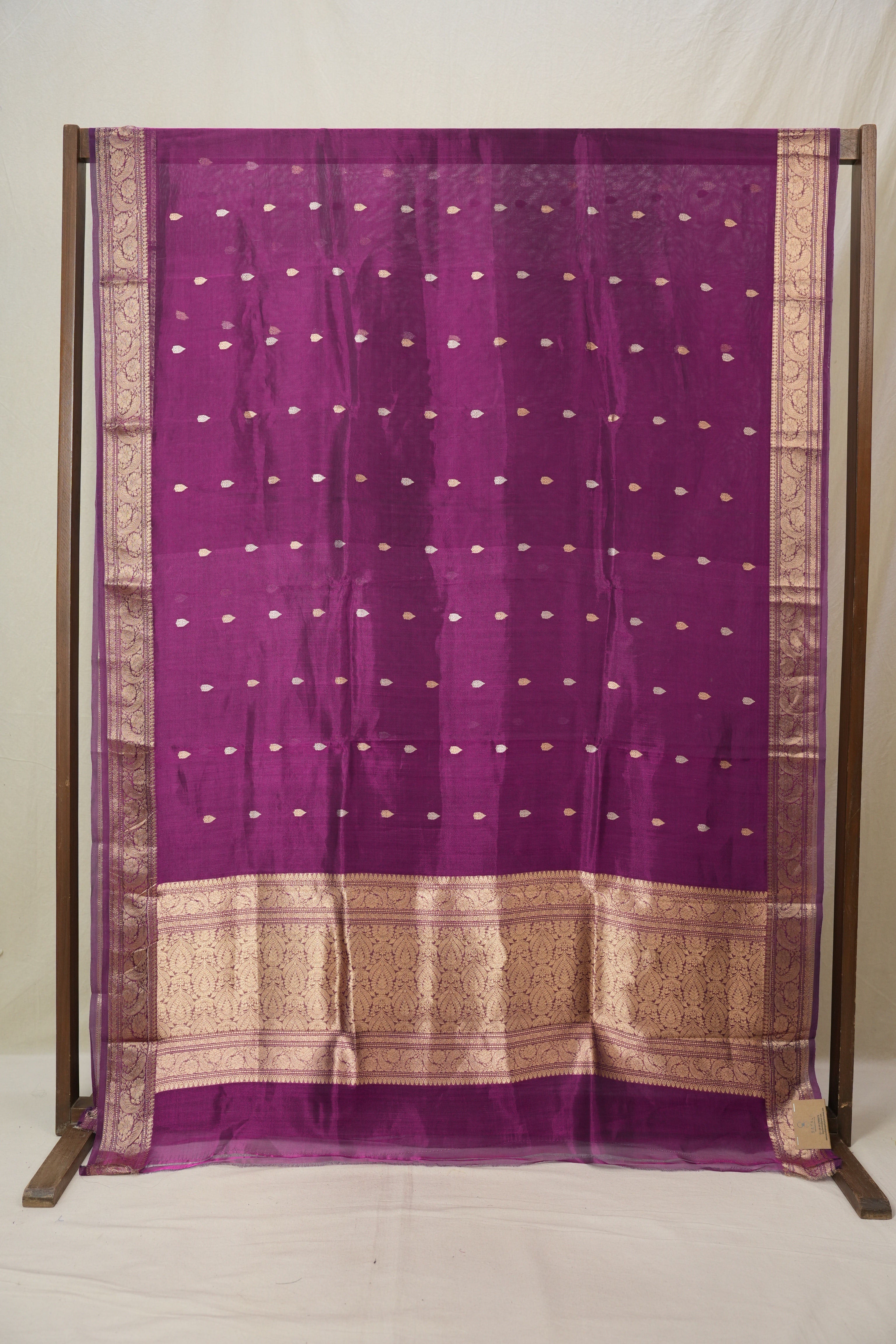 Purple Tissue Banarasi Silk Saree - SRPTBSS52