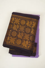Purple Sungudi Cotton Saree - SRPSCS291