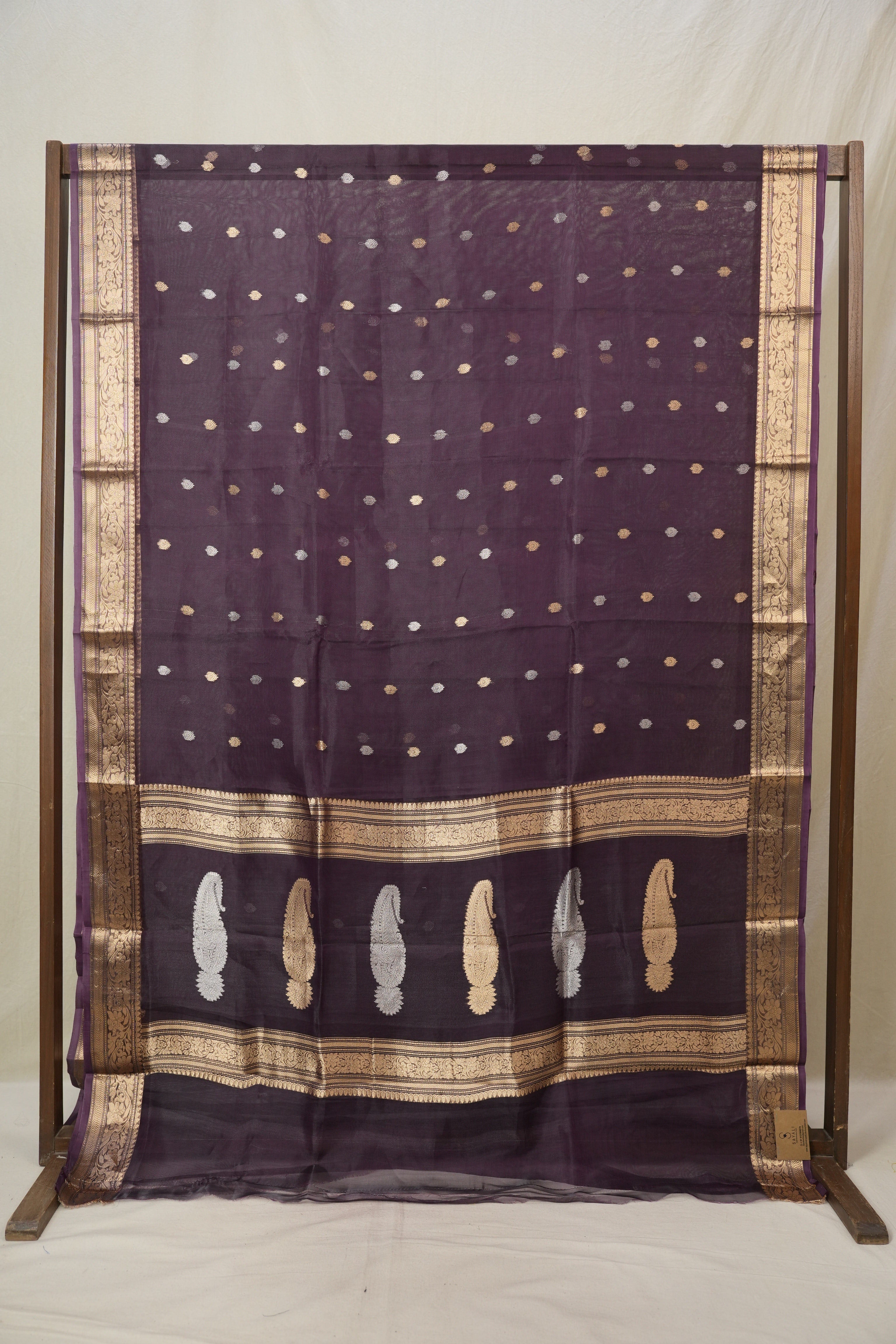 Violet Tissue Banarasi Silk Saree - SRVTBSS50