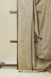Grey Maheshwari Tissue Saree - SRGMTS740