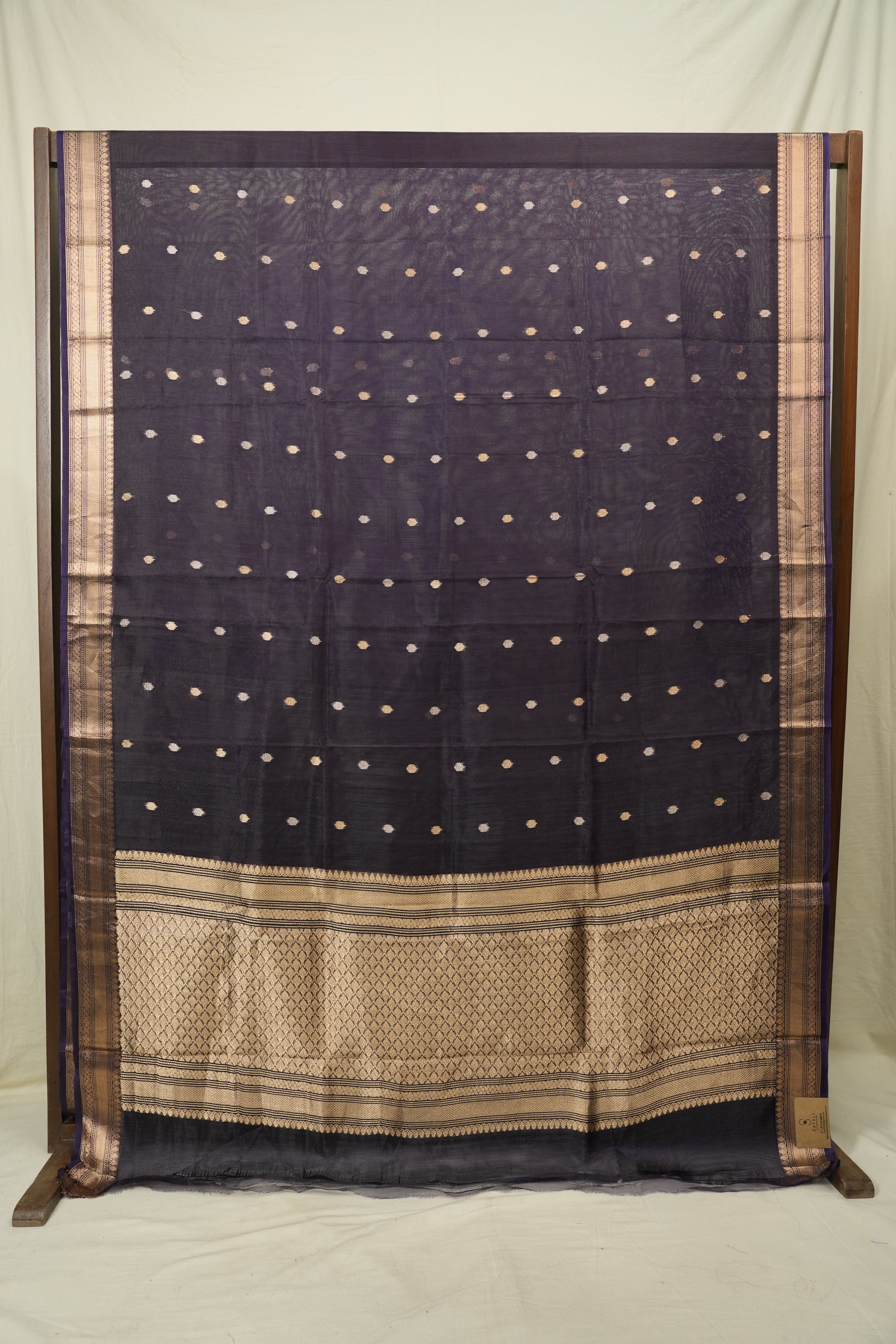 Deep Purple Tissue Banarasi Silk Saree - SRDPTBSS82