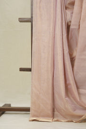 Baby Pink Maheshwari Tissue Saree - SRBPMTS739