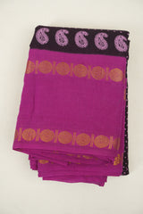 Deep Purple Sungudi Cotton Saree - SRDPSCS290