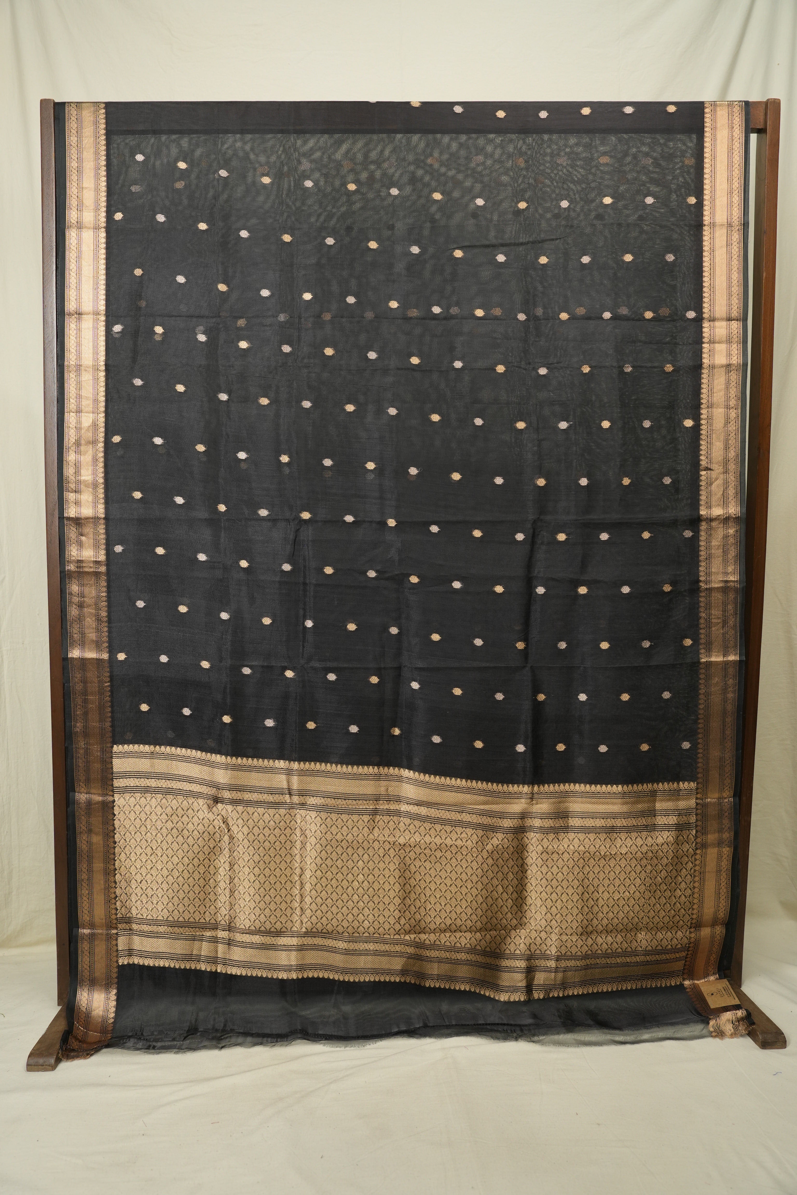 Black Tissue Banarasi Silk Saree - SRBTBSS78