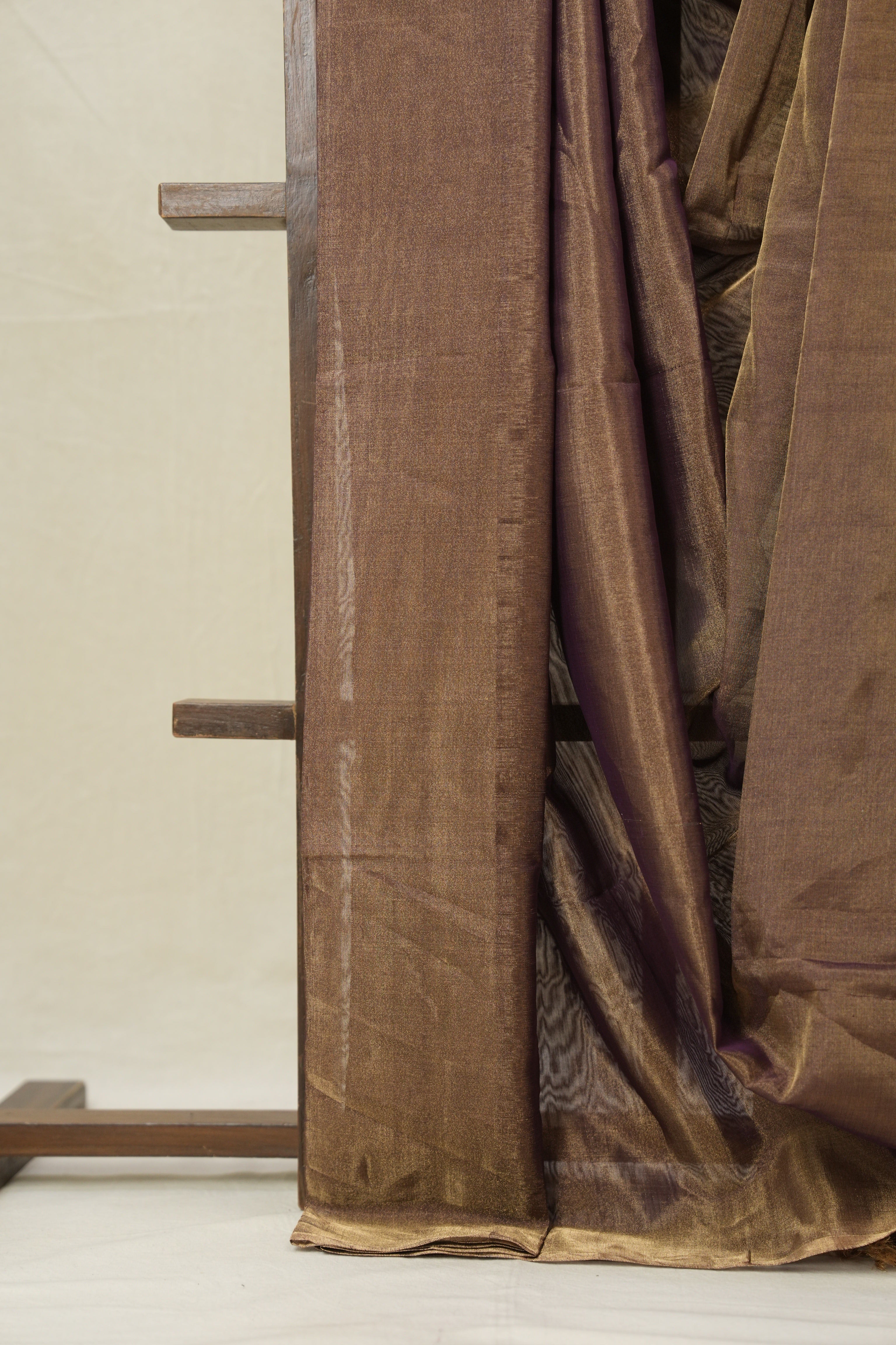 Purple Gold Maheshwari Tissue Saree - SRPGMTS738