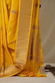 Yellow Banarasi Silk Saree - SRYBSS880