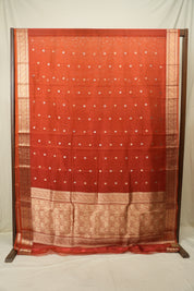 Orange Tissue Banarasi Silk Saree - SROTBSS88