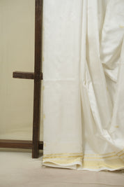 White Silk Paithani Saree - SRWSPS829