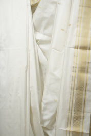 White Silk Paithani Saree - SRWSPS829