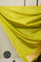 Lime Green Banarasi Silk Saree - SRLGBSS881