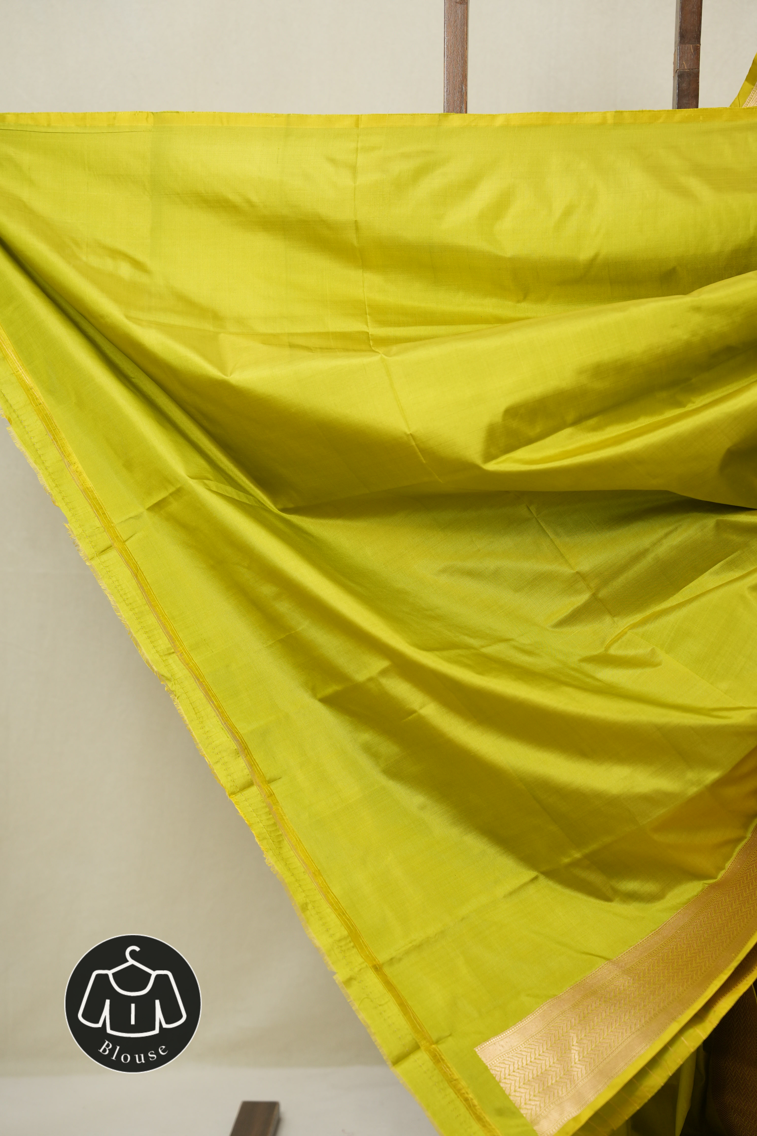 Lime Green Banarasi Silk Saree - SRLGBSS881