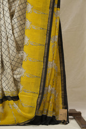 Cream HBP Cotton Silk Saree With Chanderi Border - SRCCSS1543