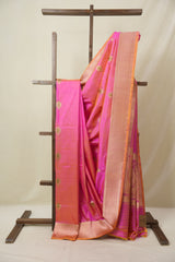 Pink Banarasi Silk Saree - SRPBSS882