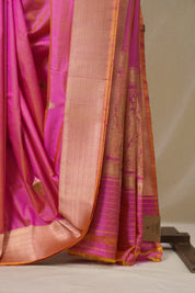Pink Banarasi Silk Saree - SRPBSS882