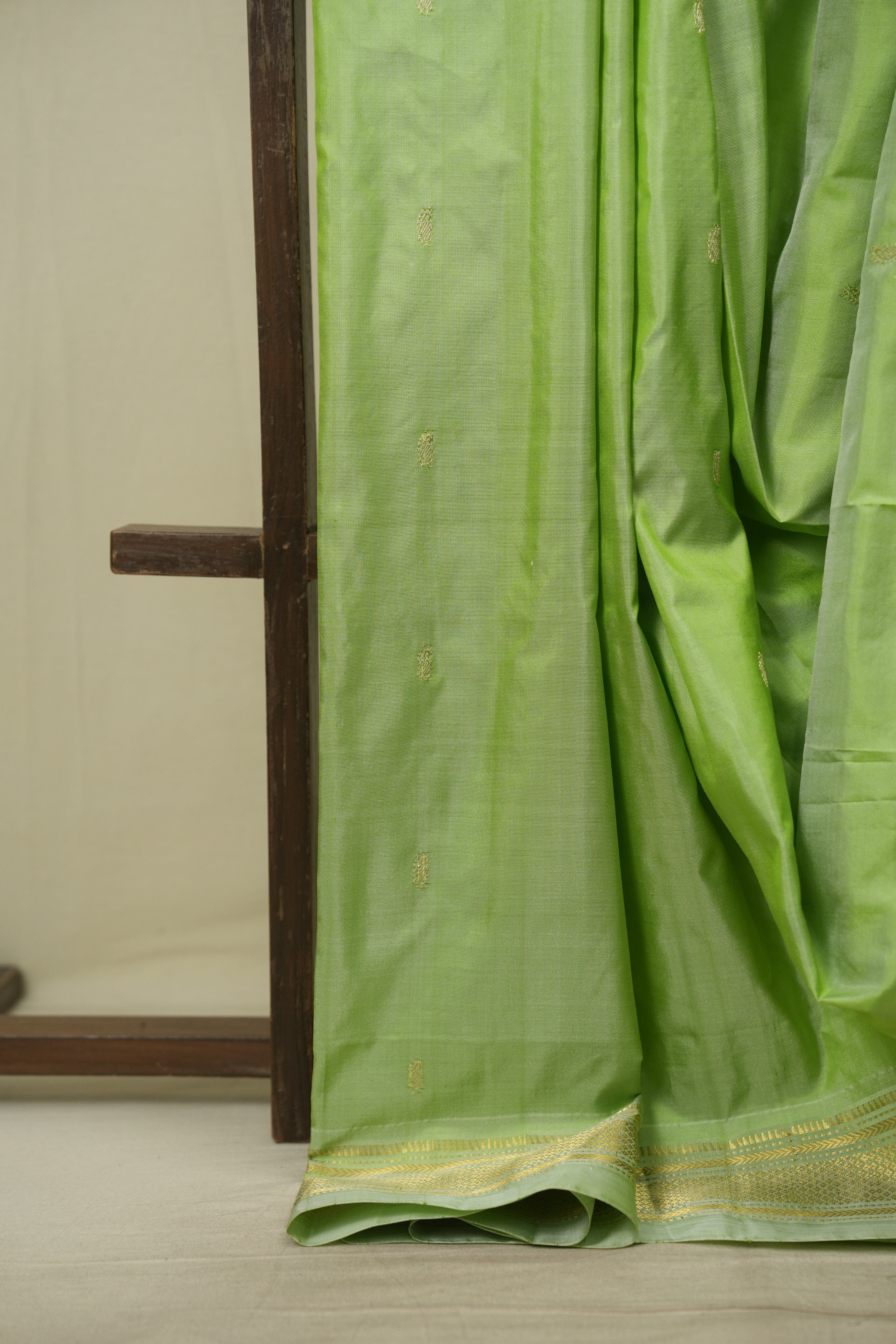 Mint Silk Paithani Saree - SRMSPS827