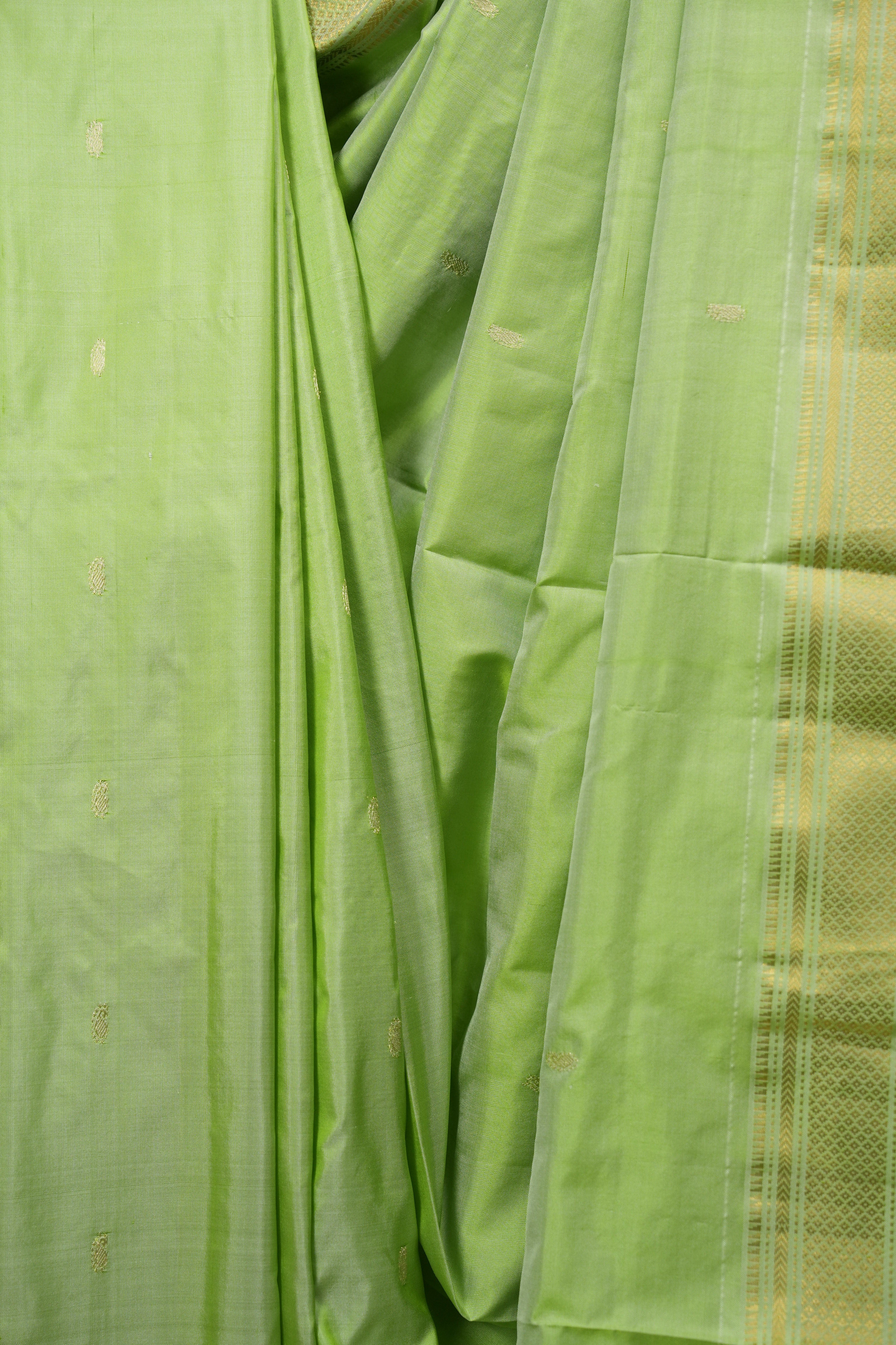 Mint Silk Paithani Saree - SRMSPS827