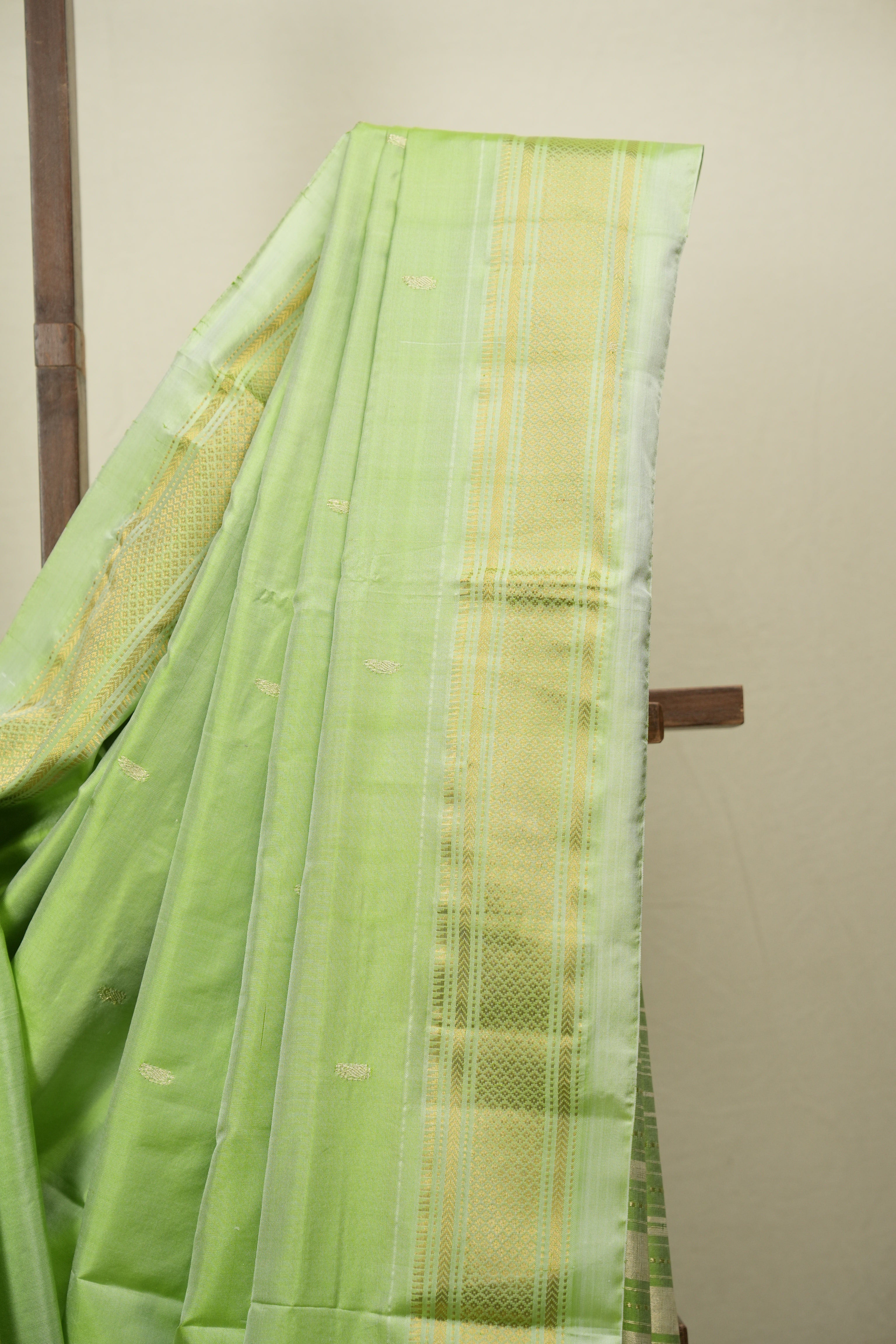 Mint Silk Paithani Saree - SRMSPS827
