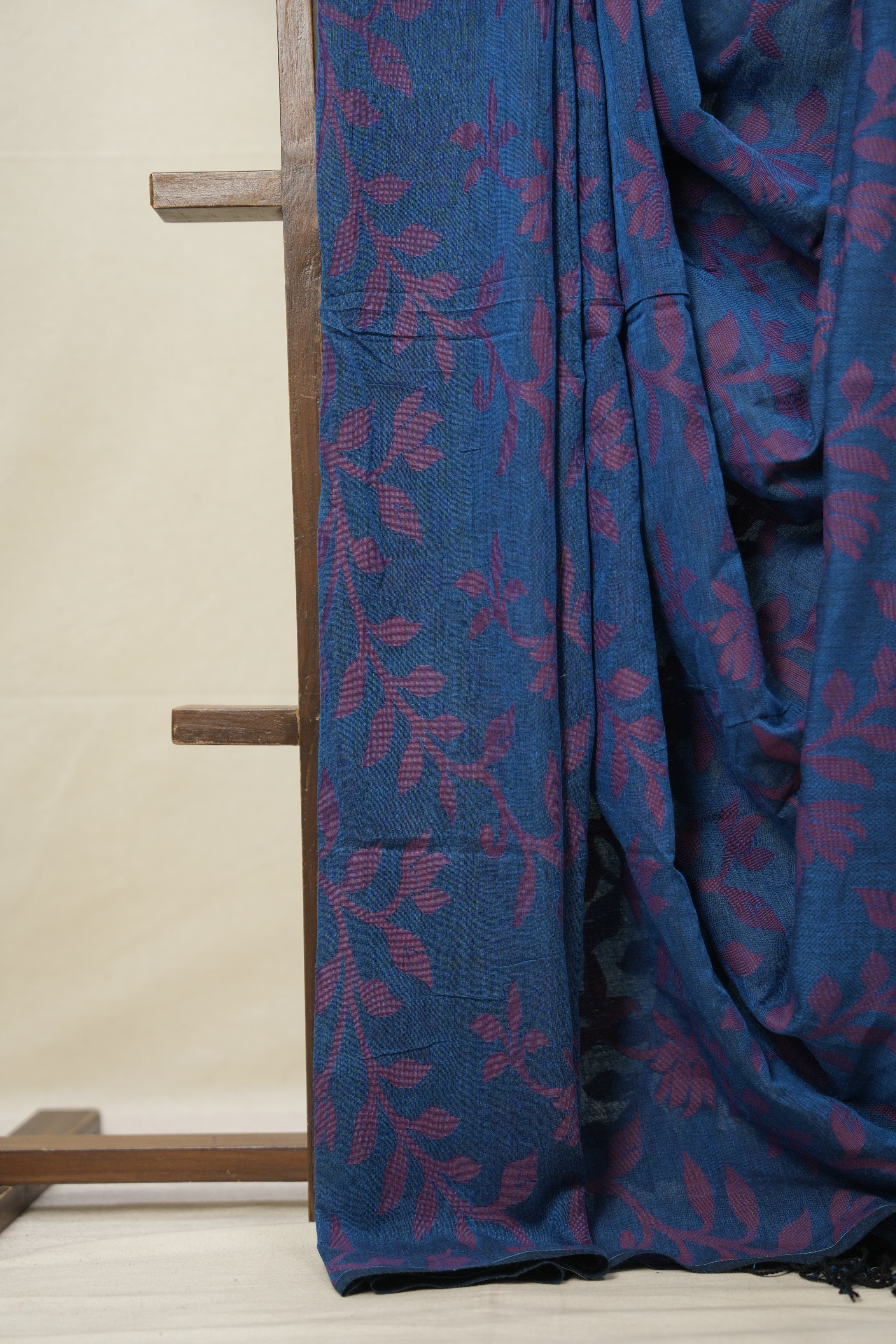 Rama Green Cotton Jamdani Saree - SRRGCJS147