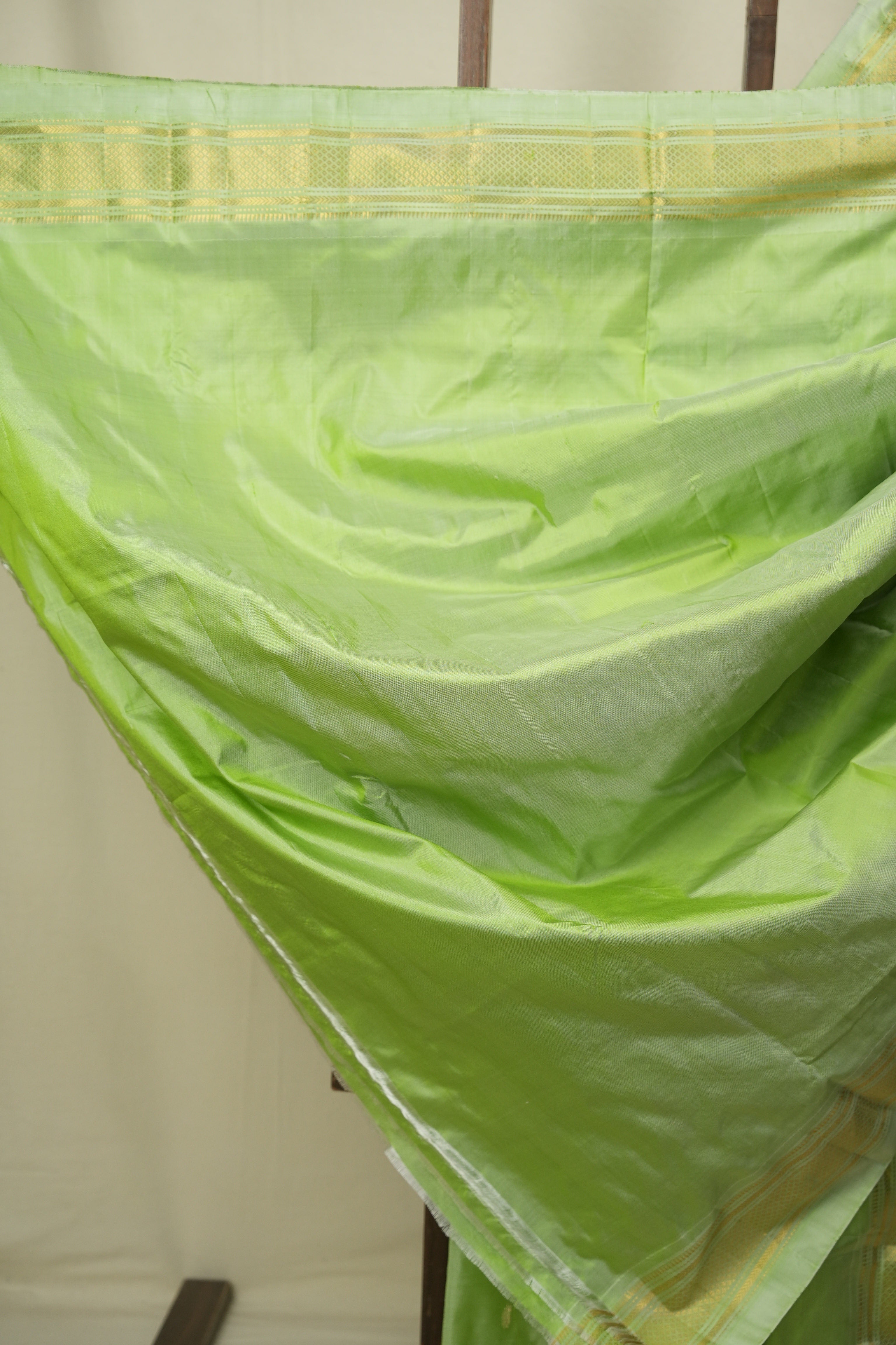 Mint Silk Paithani Saree - SRMSPS827