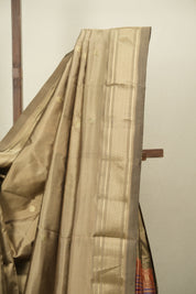 Slate Grey Silk Paithani Saree - SRSGSPS825