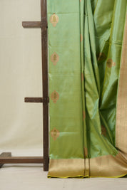Pista Green Banarasi Silk Saree - SRPGBSS884