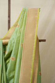 Pista Green Banarasi Silk Saree - SRPGBSS884
