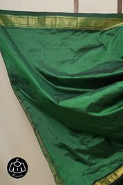 Green Silk Paithani Saree - SRGSPS696