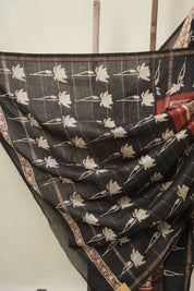 Cream HBP Cotton Silk Saree With Chanderi Border - SRCCSS1540