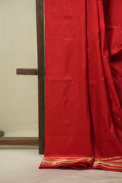 Red Silk Paithani Saree - SRRSPS823