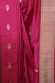 Rani Pink Banarasi Silk Saree - SRRPBSS885