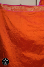 Orange Silk Paithani Saree - SROSPS694