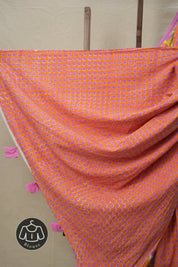 Yellow HBP Signature Cotton Saree - SRYSCS001