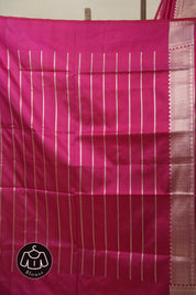 Rani Pink Banarasi Silk Saree - SRRPBSS885