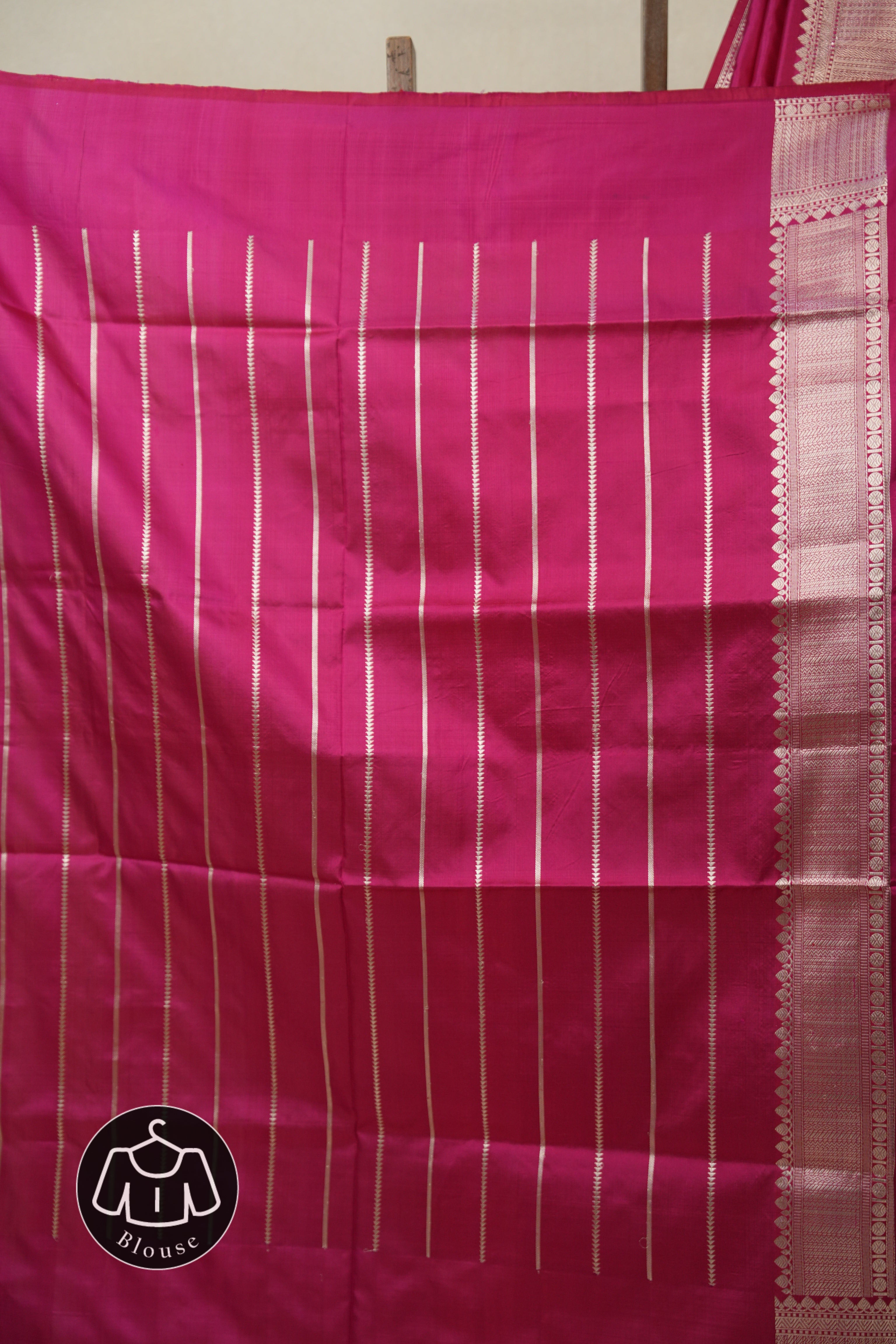 Rani Pink Banarasi Silk Saree - SRRPBSS885