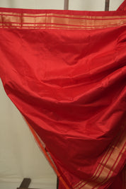 Red Silk Paithani Saree - SRRSPS823