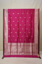 Rani Pink Banarasi Silk Saree - SRRPBSS885