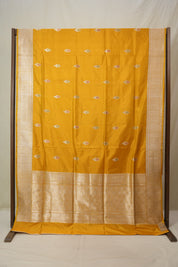 Mustard Yellow Banarasi Silk Saree - SRMYBSS886