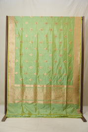 Pista Green Banarasi Silk Saree - SRPGBSS884
