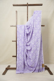 Lilac Cotton Jamdani Saree - SRLCJS156