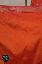 Orange Silk Paithani Saree - SROSPS698