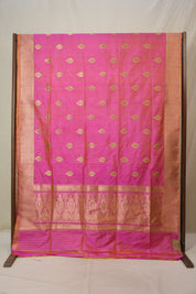 Pink Banarasi Silk Saree - SRPBSS882