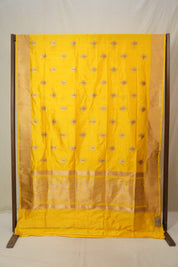 Yellow Banarasi Silk Saree - SRYBSS880